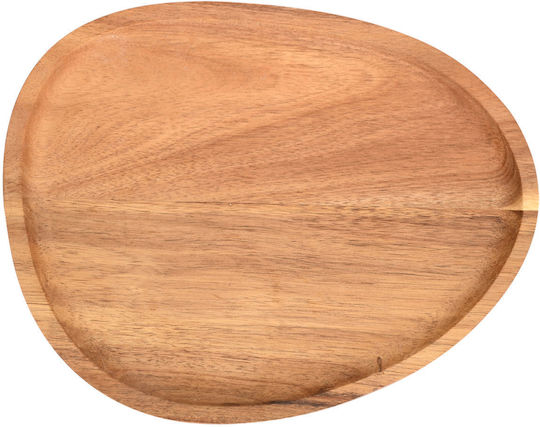 Estia Allure Wooden Oval Serving Tray in Brown Color 26x21x2cm 01-28329 1pcs