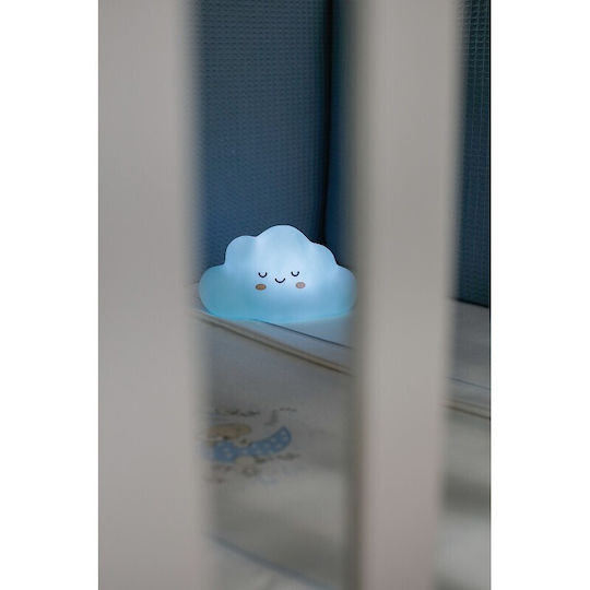 Interbaby LED Детско Декоративно Осветление Облаче Син 15.5x8.3x9.2εκ.