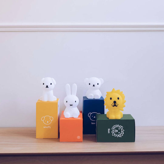 Mr Maria LED Kinder Dekorative Lampe Lion Gelb 9.3x8x12.6εκ.