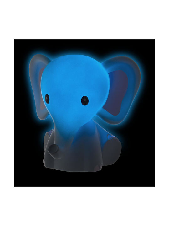 Homedics LED Kinder Dekorative Lampe Elephant Gray