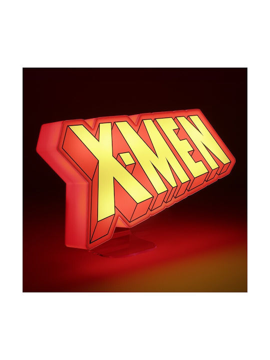 Paladone Kinder Tischlampe X-men mit Projektor Thema Entwürfe Farbwechsel 30x10cm