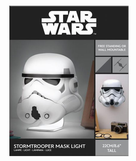 Paladone Kinder Dekorative Lampe Stormtrooper Weiß 22x15cm