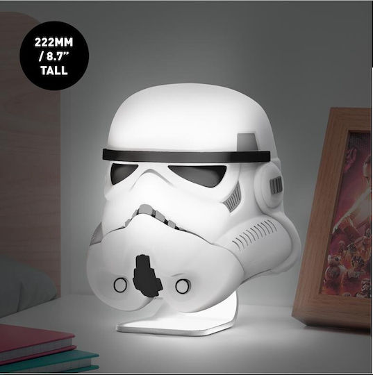 Paladone Kinder Dekorative Lampe Stormtrooper Weiß 22x15cm