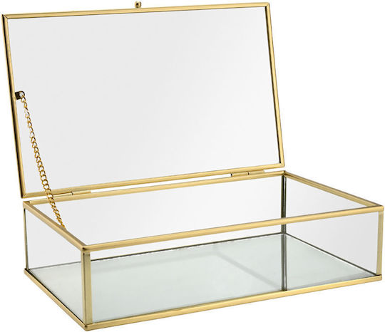 Estia Tabletop Organizer Glass Gold