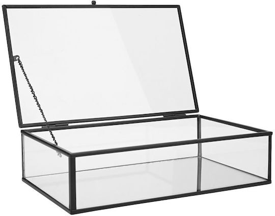 Estia Tabletop Organizer Glass Black