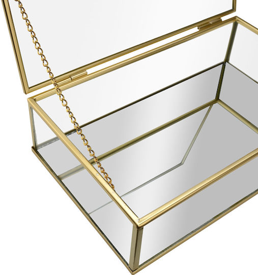Estia Tabletop Organizer Glass Gold