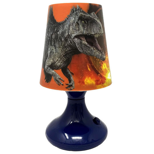 Kids Licensing LED Kinder Nachttischlampe Jurassic World Blau