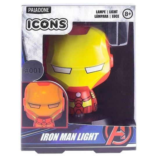 Paladone Lampă decorativă pentru copii Iron Man Multicolor