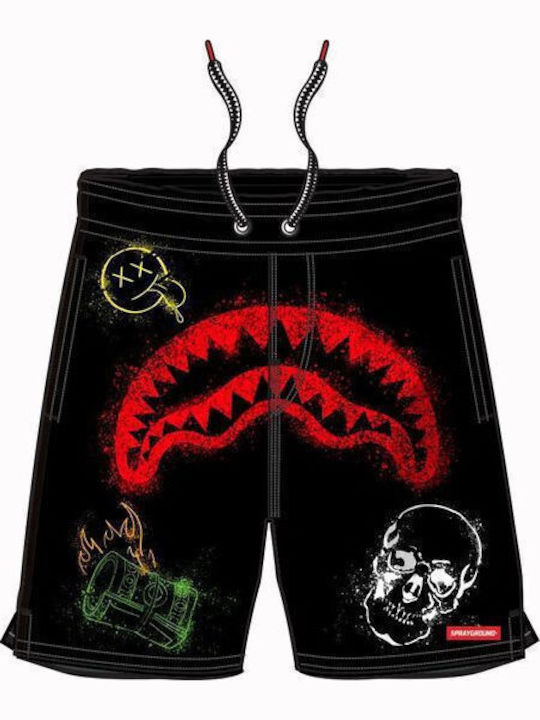 Stencils Men's Swimwear Shorts Black