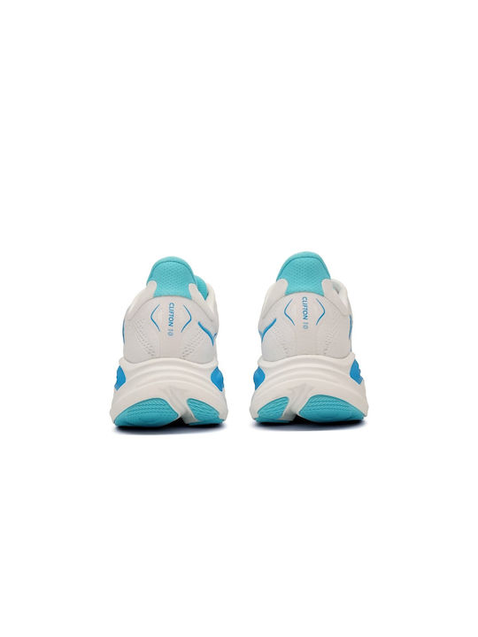Clifton 10 Ανδρικά Αθλητικά Παπούτσια Running White / Skyward Blue
