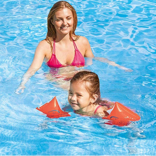 Intex Swimming Armbands from Vinyl 23x15cm. Orange