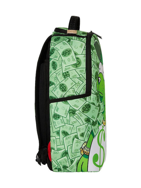 Sprayground DLXR School Bag Backpack Junior High-High School Green with Water Bottle Holder