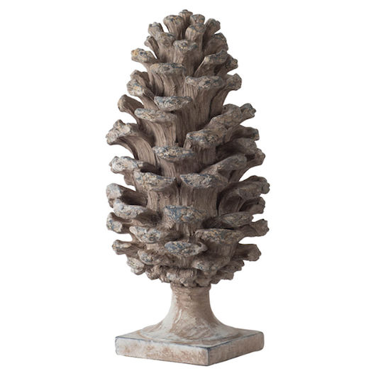 Christmas Decorative Plastic Tree Cone 18cm Green