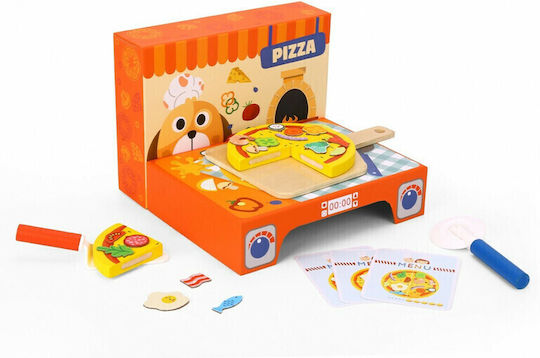 Tooky Toys Wooden Pizza for 3+ Years 39pcs
