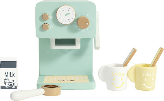 Classic World Holz-Kaffeemaschine Für Kinder Ab 3 Jahren 15,8 cm 7 Stück