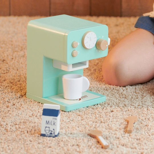 Classic World Holz-Kaffeemaschine Für Kinder Ab 3 Jahren 15,8 cm 7 Stück