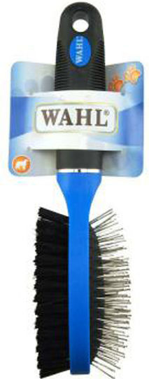 Wahl Professional Βούρτσα για Διάφορα Μήκη Τρίχας Διπλής Όψης για Περιποίηση Τριχώματος Μπλε