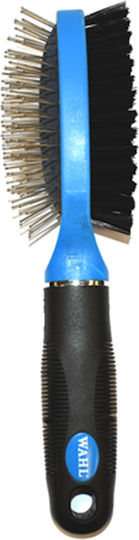 Wahl Professional Βούρτσα για Διάφορα Μήκη Τρίχας Διπλής Όψης για Περιποίηση Τριχώματος Μπλε