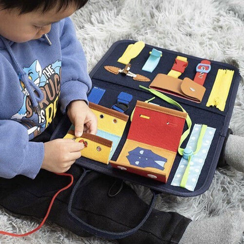 Lacing Toy made of Fabric for 36++ Months