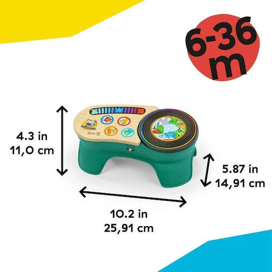 Hape Musical Instrument made of Wood with Music and Sounds for 6++ Months