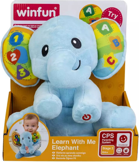 Winfun Animăluț Learn Me din Țesătură cu Lumină și Sunete pentru 6++ Luni