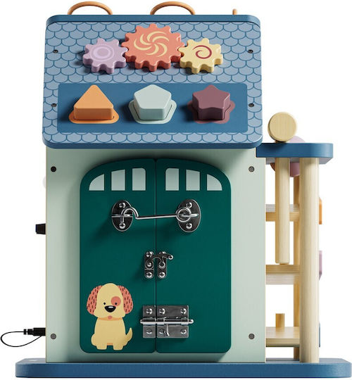 Desyllas Baby Toy made of Wood with Lights for 18++ Months