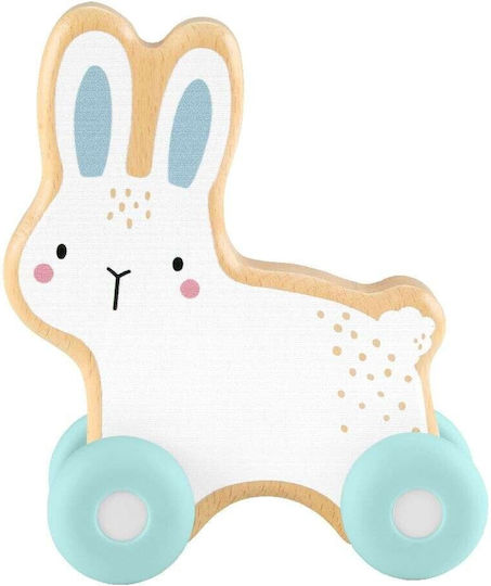 Fisher Price Jucărie de Tras Iepuraș din Lemn pentru 6++ Luni