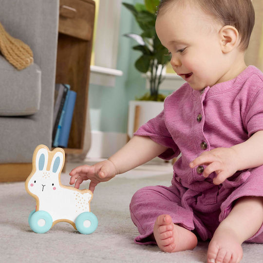 Fisher Price Jucărie de Tras Iepuraș din Lemn pentru 6++ Luni