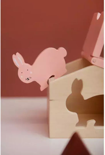 Trixie Shape Sorting Toy House Mrs. Rabbit made of Wood for 18++ Months