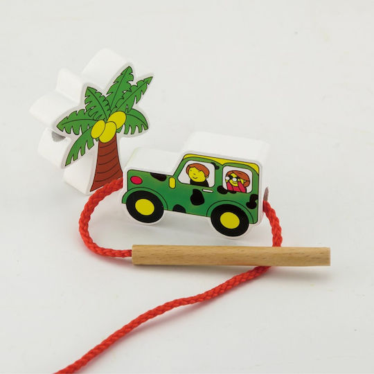 Viga Toys Παιχνίδι με Κορδόνια από Ξύλο