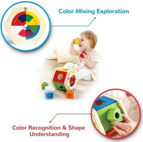 Hape Παιχνίδι Ταξινόμησης Σχημάτων Early Explorer από Ξύλο με Μουσική για 12+ Μηνών