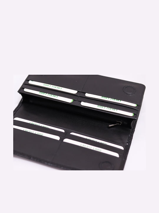 Small Leather Women's Wallet Classic Black