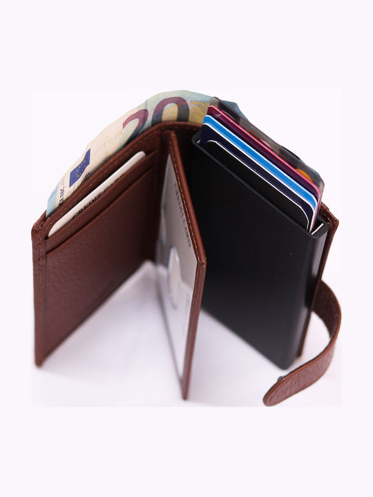 Ανδρικό Πορτοφόλι με RFID και Μηχανισμό Slide Ταμπά