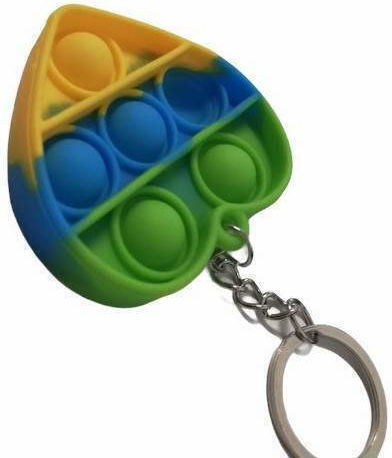 Pop it Fidget Breloc Silicon Multicolor