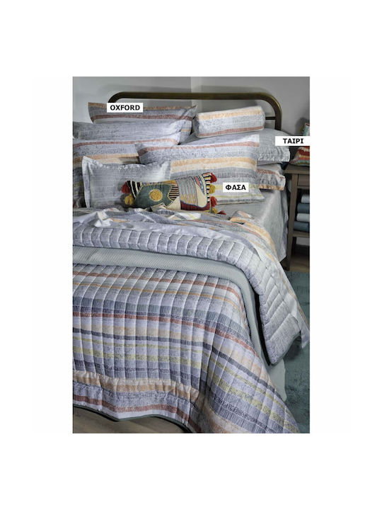 Down Town Home 863 Nomad Pillowcase Set with Envelope Cover Multicolour 52x75cm.