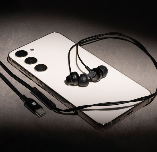 Forever Ep-02 In-ear Handsfree Ακουστικά με Βύσμα USB-C Μαύρο