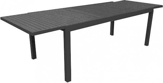Table Valetta-t Extendable 200(+80)x95x74cm Anthracite Table Valetta-t Extendable 200(+80)x95x74cm Anthracite