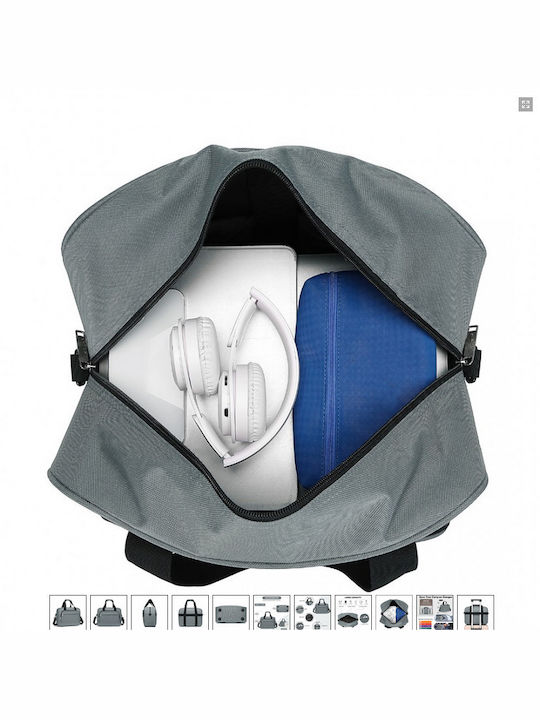 Miss Lulu Shoulder / Handheld Bag for Laptop Gray TVK2456-GY