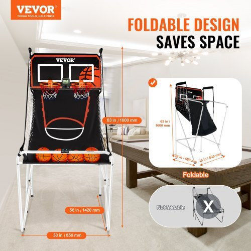 Vevor Indoor Basketball Hoop with Stand & Ball