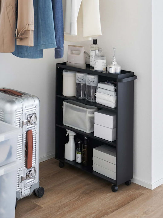 Black Tower Bookcase 59x15.6x70cm
