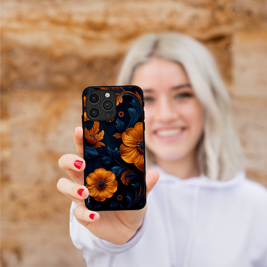 Sonique 3D Flower Series Case for Motorola Moto G31 4G Moto G41 4G Orange 01