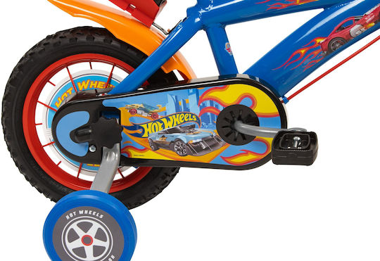 Hot Wheels 12" Kids Bicycle BMX Blue
