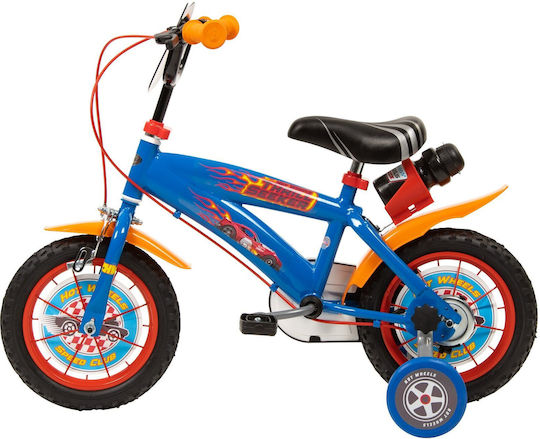 Hot Wheels 12" Kids Bicycle BMX Blue