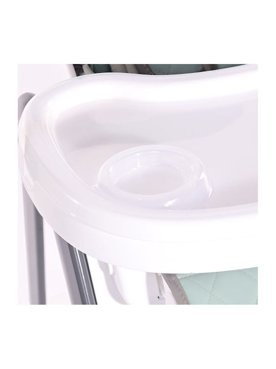 Lorelli Party Foldable Baby Highchair with Adjustable Height Beige