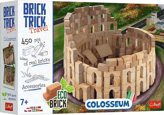 Trefl Jucărie de Construcție din Ceramică Brick Trick Xl Travel Colosseum