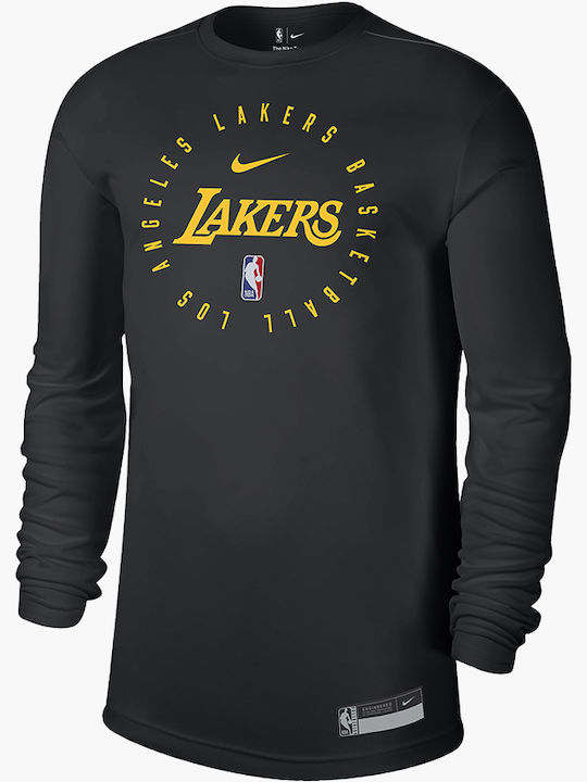 Nike NBA Los Angeles Lakers Tricou Sport Dri-Fit Negru HF0770-010