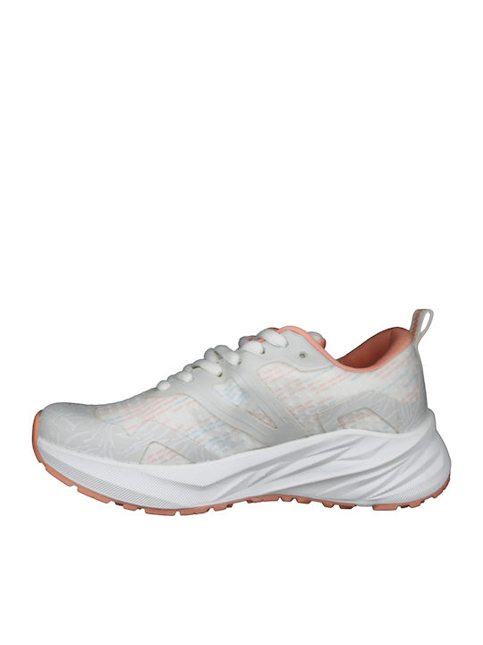 Γυναικεία Ανατομικά Sneakers Λευκό / Ροζ