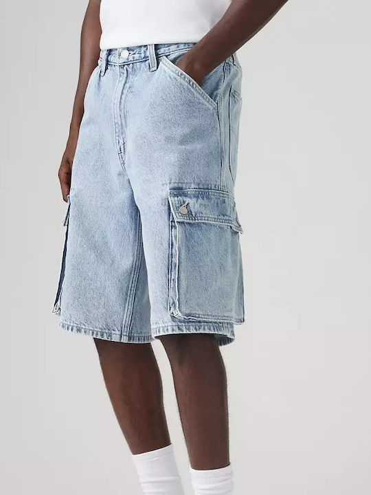 Herrenshorts Cargo Light Indigo