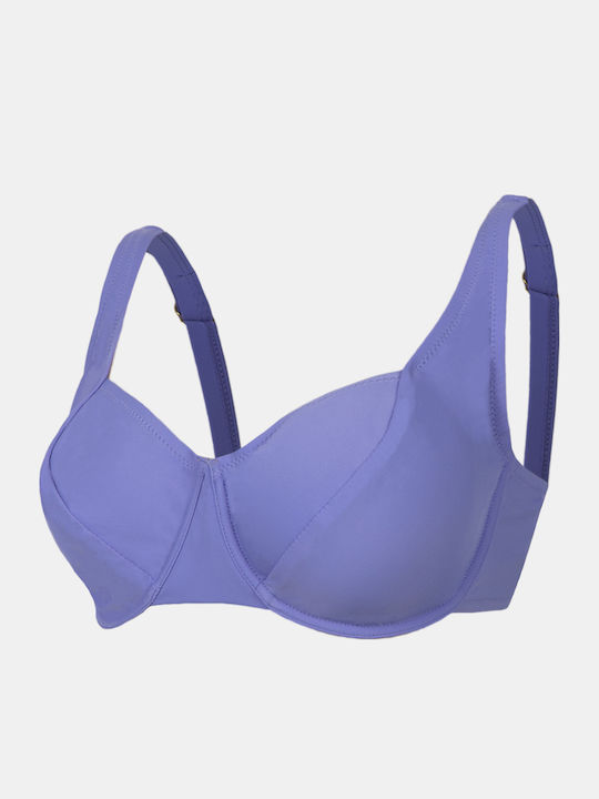 Bikinioberteile E-Cup Blau Bell BP2432 Blau-Bell