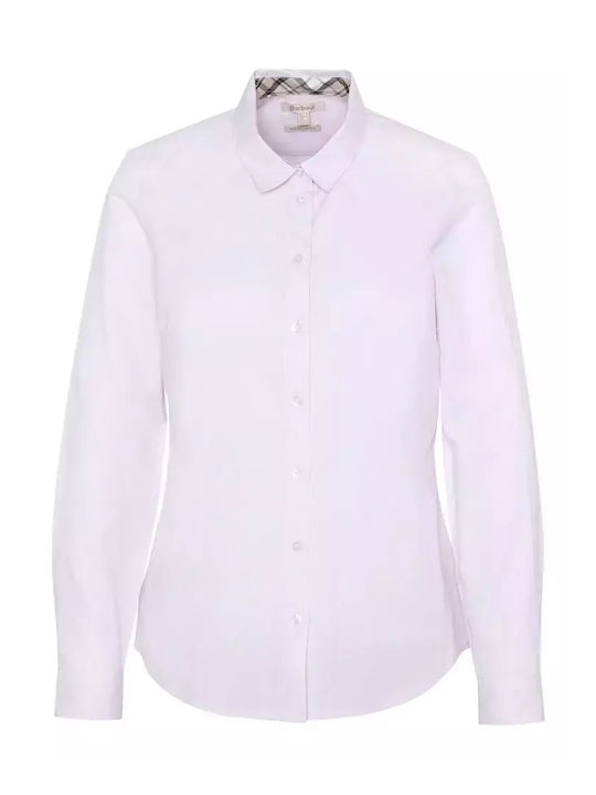 Дълъг ръкав Женска Риза Pink/hessian Tartan